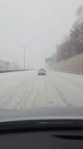Drive with me into work during the winter storm! Roads conditions are terrible...everywhere. What are you seeing in your neighborhood? #ohwx | MarkJweather