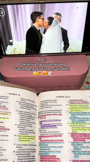 Pkoknya harus sama anak Tuhan Yesus, sepakat 🕊️👩‍❤️‍👨