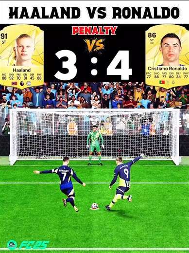 Haaland Vs Ronaldo Penalty Kicks Evolution From FIFA 20 To FC 26 #fc26 | haaland
