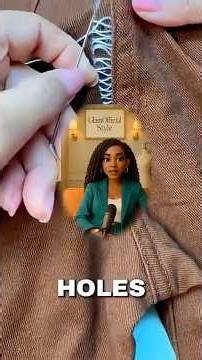 DIY Sewing Hack: Repair Rips Like a Pro #shorts #diy