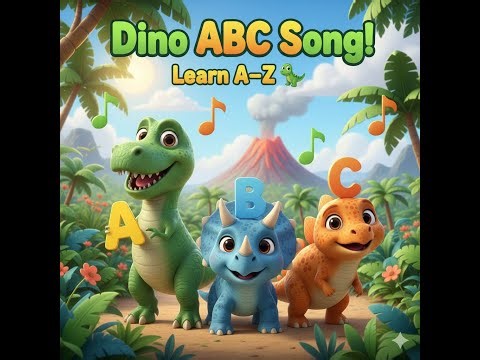 ABC Dinosaur Song 🦕 | Learn A to Z with Roaring Dinos! ✨ Alphabet Learning Fun! #preschoollearning