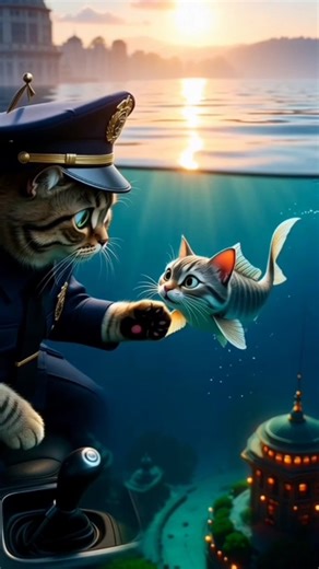 cat cartoon New #cat #funny #cartoon #animation #sad #kitten #ai #video #cute#catart