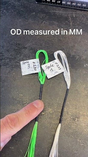 Archery Bowstring Color Matters! Crazy Difference in size between Colors