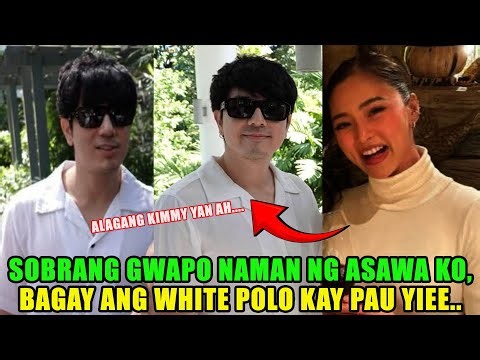 SOBRANG GWAPO SA WHITE POLO NI PAULO ANG HUSAY MAG ALAGA NI ASAWA NYA THE BEST COUPLE KIMPAU