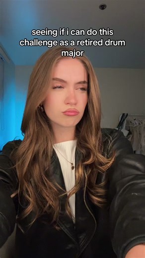 rushed it a bit at the end.. how did you do?? #challenge #band #drummajor #conducting #tempo