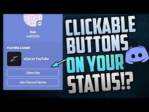 How to add *BUTTONS* to your Discord Status! (Discord RPC)
