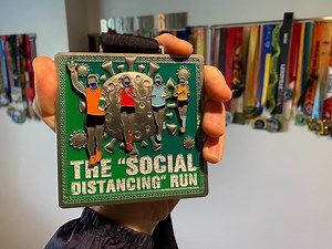 61 reactions · 3 comments | Make your neighborhood your virtual running course! Join over 14,000 runners from around the world for the original “Social Distancing” Run of 2020. This race is open to all distances 5k and up. You can run it on your own turf and we will ship you a finisher’s medal you will never forget. 磊 Tap the 'Learn More' button below and come join our growing community! | Marathon Training Academy | Facebook