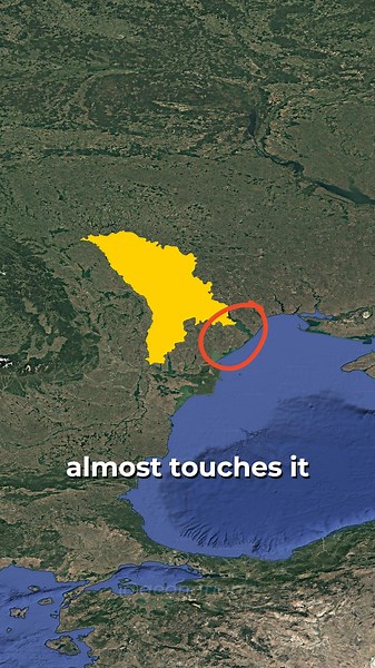 Landlocked Countries That Almost Touch The Ocean... 😮😱