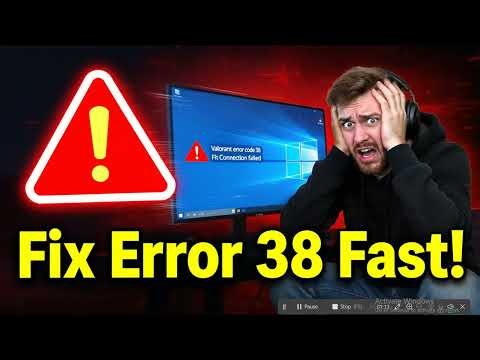 How to fix Valorant error code 38 Connection failed