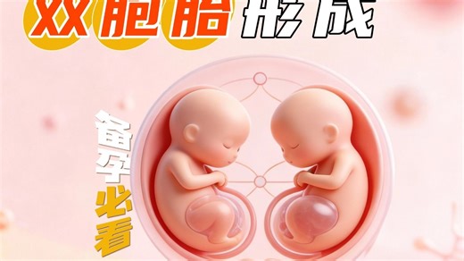 买一送一？3D演示双胞胎形成全过程！