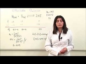 Cálculo de concentraciones en el equilibrio