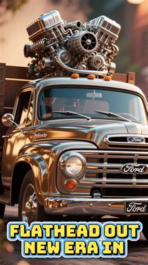 Ford More Powerful Overhead Valve V8 Engines Added