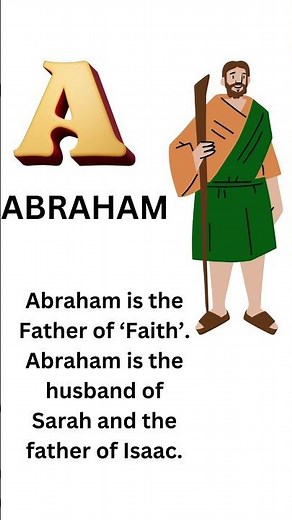 A-Z Bible names | ABC Bible Alphabet | Bible stories | Sunday school lesson #biblestudy