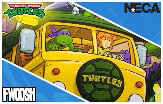 NECA Toys: Teenage Mutant Ninja Turtles Turtle Van First Look and Unboxing