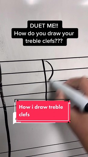 How to Draw Treble Clefs Tutorial