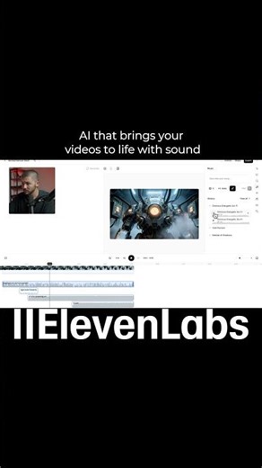 AI that brings your videos to life with sound‪@elevenlabsio‬