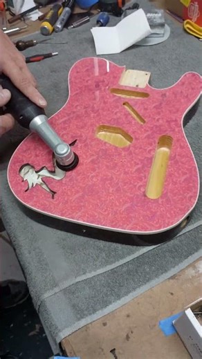 Telecaster With A Super Cool Mudflap Girl 😘