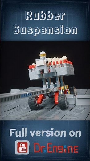 Rubber Lego Suspension Treadmill Tests - Lego Technic #lego #legotechnic