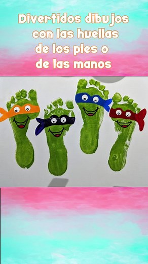 Actividades Creativas con Huellas de Manos y Pies