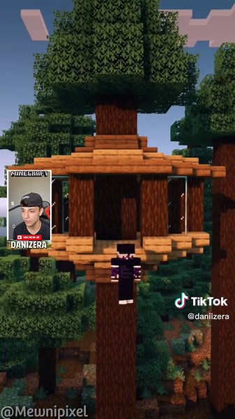 Casa na Árvore Minecraft - Tutorial Passo a Passo