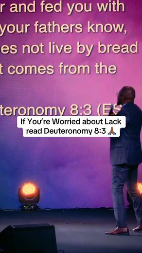 Man shall live by every word that comes from the mouth of The Lord 🙏🏾 Scripture: Deuteronomy 8:3 Watch The Full Sermon: The Scarcity Lie - Dr. Hart Ramsey #lack #God #job #hunger #drhartramsey | Hunger Church Atlanta