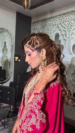 MantashaAhmad Ashi on Instagram: "My beautiful client Anzla ready for her sis’s reception"