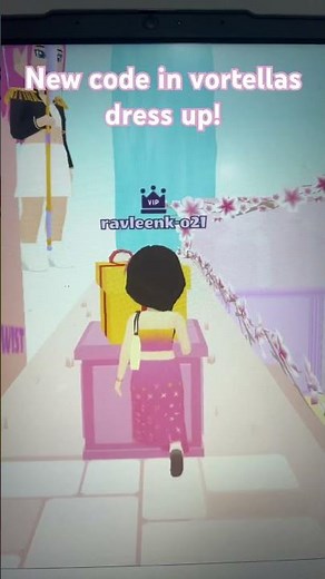 New code in vortellas dress up!