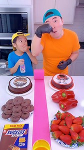 1M views · 13K reactions | #icecream #icecreamrolls #pokemon #m&m #snickers #mcdonalds #oreo #cupcake #strawberry #spicysauce #watermelon #candy #milk #chocolate #chanllenge #cake #chocolatecake #food #chocolatefood #fruits #vs #funny | Ethan Funny Family | Facebook