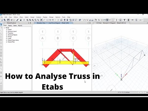 Analysis of Truss in Etabs