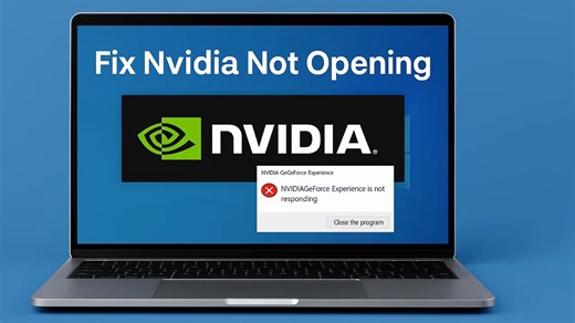 How to Fix NVIDIA Control Panel Won't Open or Start in Windows 11 / 10 / 8 / 7 (4 Working Methods) ✅