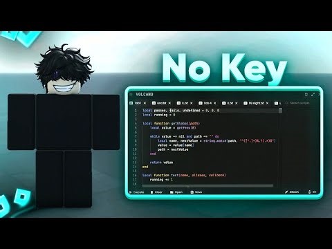 Roblox Executor VOLCANO Best Working Script & Exploit for FREE & KEYLESS [98% UNC]