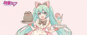 Hatsune Miku and Pusheen Collaboration Announced