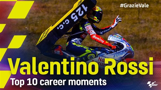 #GrazieVale: Valentino Rossi's Top 10 career moments