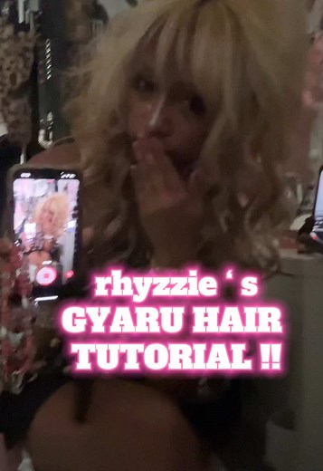 gyaru hairstyle tutorial !! specifically the one that i personally is always my go to !! | *. 🌺 . ( ^ω^ ) | cd for idea ! : @Prncesspoisn @️ #ギャル #gyaru #hairstyle #fyp #tutorial