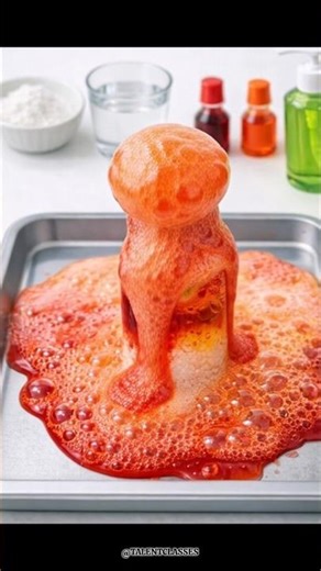 Volcano Eruption Science Experiment | Science Experiments| Baking Soda Volcano Eruption #shortsfeed