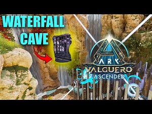 Waterfall Cave build on Valguero Ascended | Ark Survival Ascended