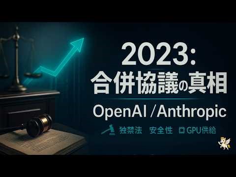 OpenAI×Anthropic「合併協議」の真相：独禁の壁と安全性の単一失敗点