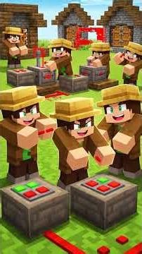 The Untold Story of Minecraft’s Villager Empire. #minecraft #animation #aivideo #youtubeshorts
