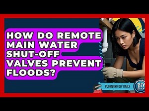 How Do Remote Main Water Shut-off Valves Prevent Floods? - Plumbing DIY Daily