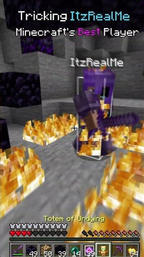 Tricking ItzRealMe, Minecraft's Best Player #minecraft #pvp #gaming #mctiers #mcpvp