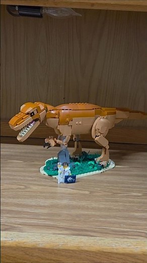 I Built A T. REX Out Of LEGO!!! #lego #trex #jurassicworld #jurassicpark #legojurassicworld #dino