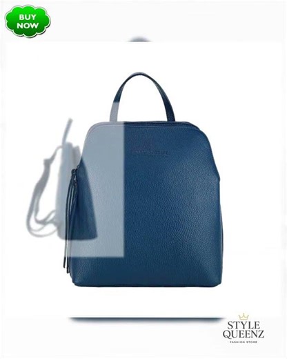 Italian Leather Backpack - Women's Made in Italy