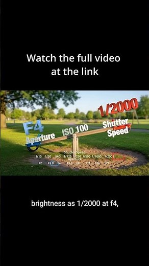An easier way to understand Aperture and Shutter Speed Part2 #photography