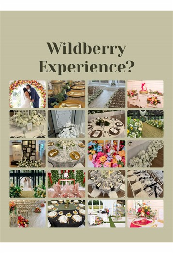Wildberry Experience: Your Wedding Decor Awaits!