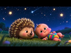 Hedgehog Playing In The Garden 🌿🦔 | Kids Learning Video | Fun Animal Adventure