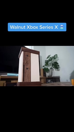 Custom Walnut Xbox Series X Case Build by Zac