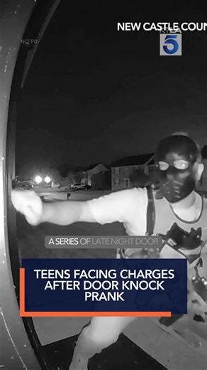 Teens facing charges after door knock prank