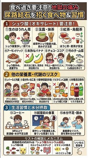 【悶絶】尿路結石を招く「ヤバい食べ物」15選！ほうれん草・チョコ・コーヒー…「地獄の痛み」を回避するためのシュウ酸コントロール術を徹底解説！