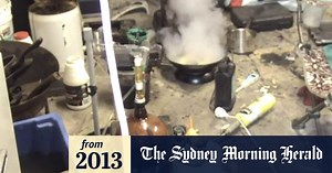 Inside an illegal drug lab