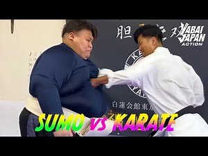 220kg Sumo Wrestler vs. "Karate World Champion" - Battle of the Ultimate Physiques!